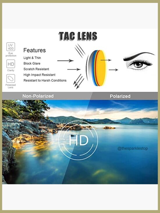 Lightweight TR-90 Frame Polarized TAC Sunglasses UV 400 Protection main image 4